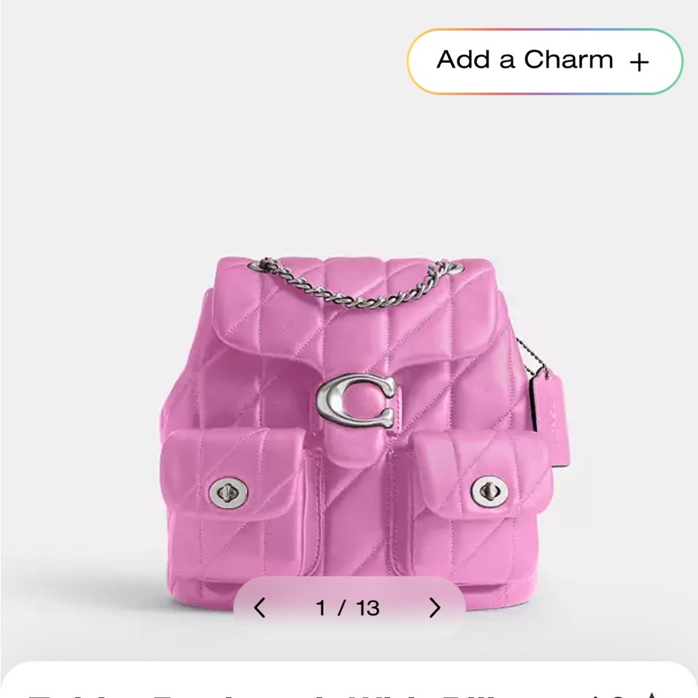 Pink Quilted Women's Bag